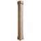 Ekena Millwork River Wood Faux Wood Non-Tapered Square Column Wrap w/ Standard Capital & Base, 6"W x 20'H COLURW06X240STUF - alternate 1